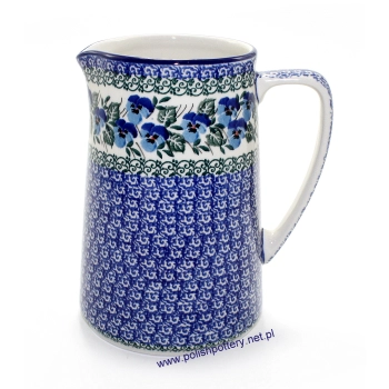 Dzbanek na wodę 1,5L dek. 2273X Niebieskie Bratki